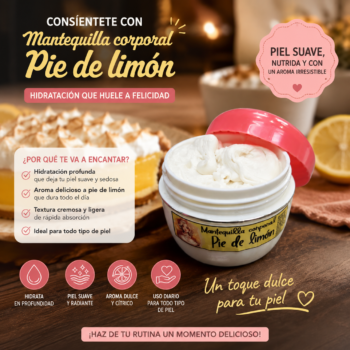 Mantequilla corporal pie de limon | 50gr