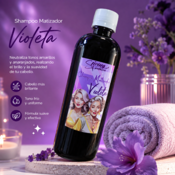Shampoo matizador violeta canas anti amarillo | 500ml