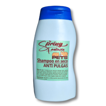 Shampoo en seco anti pulgas mascotas | 125gr