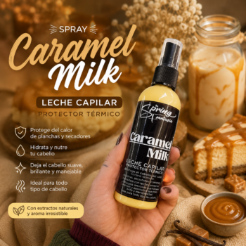 Leche capilar y protector termico | Aroma caramel milk |100ml