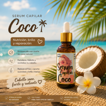 Sérum capilar | Aroma coco (Inspirado en hawaiian tropic) | 30ml