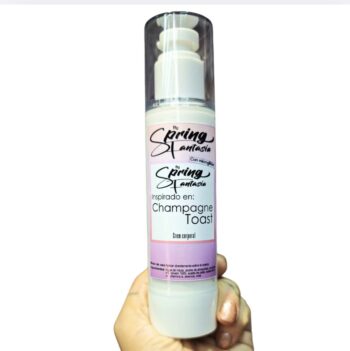 Crema corporal con glitter | Aroma inspirado en champagne toast con glitter | 100ml