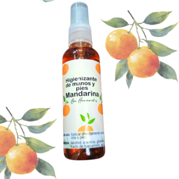Higienizante de manos y pies | Aroma mandarina | 60ml