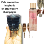 Vela aromática | Aroma inspirado en strawberry champagne victoria secret