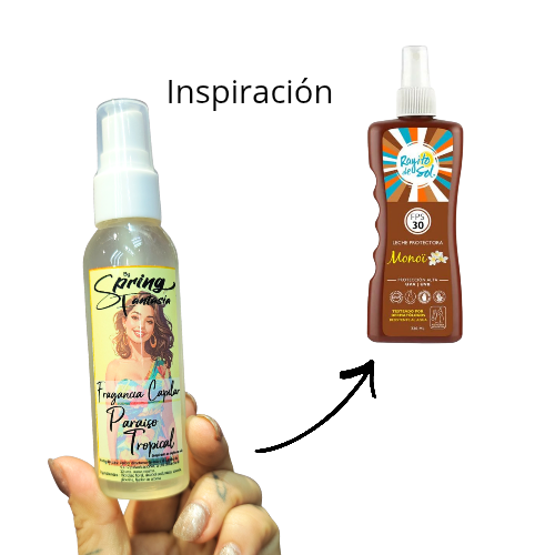2026/02/1000009483.png Fragancia capilar paraíso tropical inspirada en rayito de sol 60ml - Imagen 1