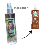 Body splash paraíso tropical inspirado en rayito de sol 250ml