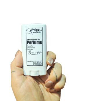 Cera fijadora perfumada aroma blanco latte