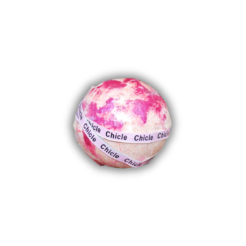Bomba de baño chicle