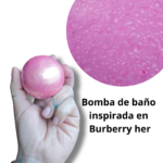 Bomba de baño inspirado en Burberry her