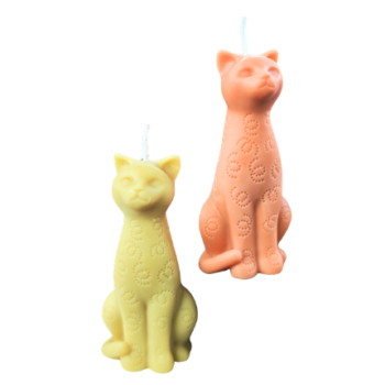 Vela gatito miaw aroma caramelo o chicle