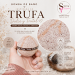Bomba de baño trufa