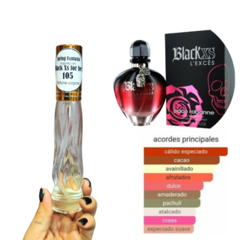 Perfume Inspirado en Black xs for her Paco Rabanne 25ml