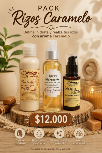 Pack rizos | Aroma caramelo