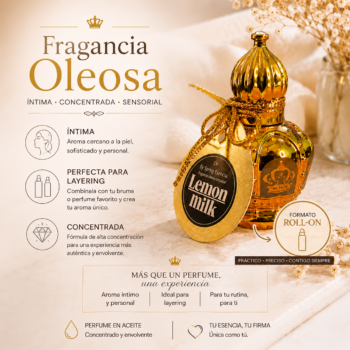 Fragancia concentrada al aceite | Aroma lemon milk |10ml
