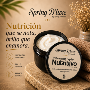 Tratamiento capilar nutritivo Deluxe aroma caramelo y vainilla 200 ml