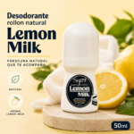 Desodorante rollon natural | Aroma lemon milk | 50ml