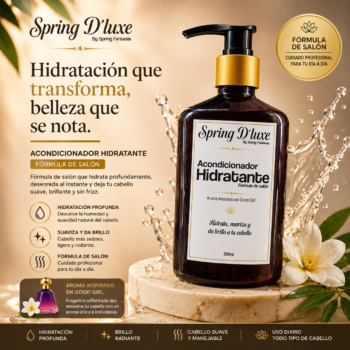 Acondicionador hidratante deluxe fórmula profesional | Aroma inspirado en good girl | 300ml