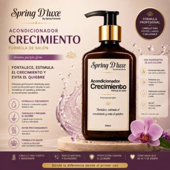 Acondicionador crecimiento deluxe fórmula profesional | Aroma purple glow | 300ml