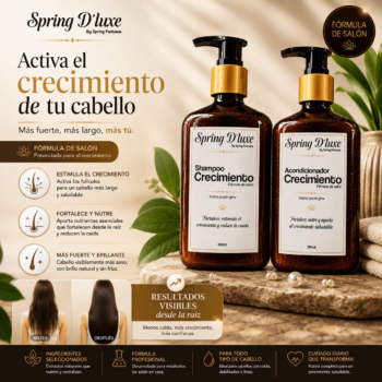 Pack deluxe Shampoo y acondicionador crecimiento | Aroma purple glow | 300ml