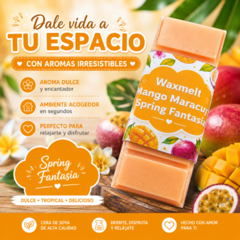 Waxmelt cera aromática Mango maracuyá