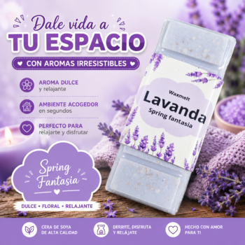Waxmelt cera aromática lavanda