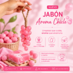 Jabón racimo chicle