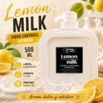 Jabón corporal cremoso Lemon milk 500ml