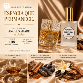 Perfume inspirado en Angels' share By kilian 30ml