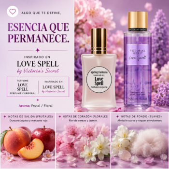 Perfume inspirado en Love spell victoria secret 30ml