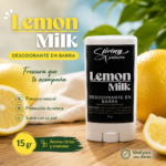 Desodorante natural en barra Lemon milk 15gr