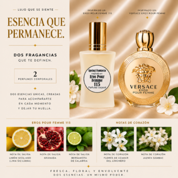 Perfume inspirado en Eros pour femme Versace 30ml