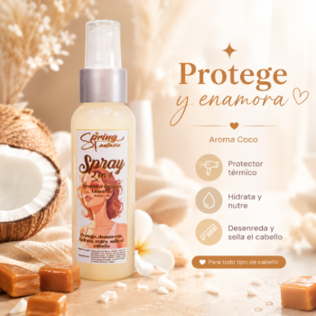 Protector térmico 2 en 1 | Aroma coco (inspirado en Hawaian Tropic) | 100ml