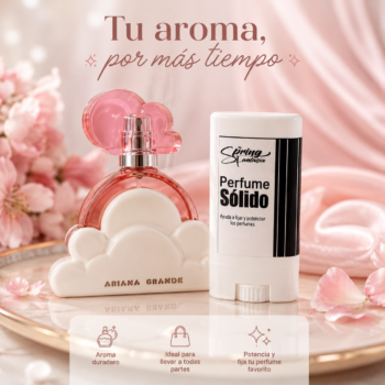 Perfume sólido inspirado en Cloud pink Ariana grande 15gr