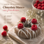 Jabón corporal chocolate blanco con frambuesa