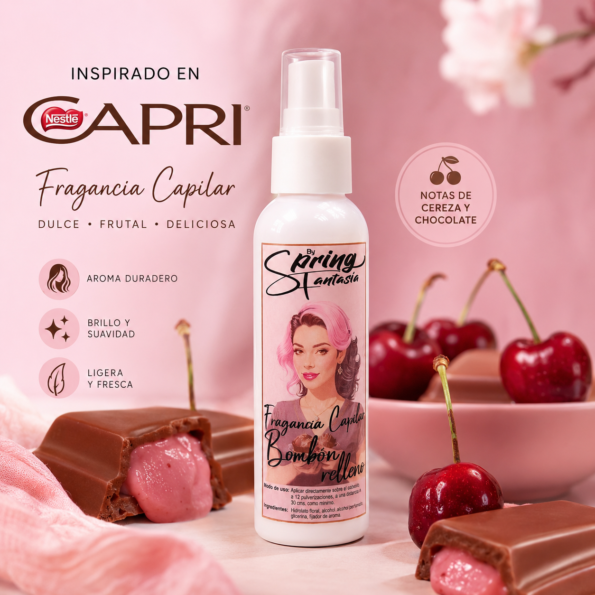 Fragancia capilar Chocolate Capri 60ml