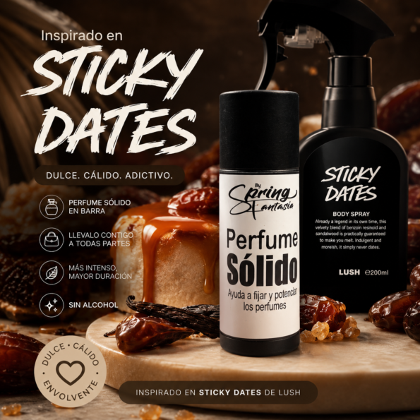 Perfume sólido Sticky Dates Lush