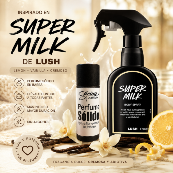 Perfume sólido Lemon Milk