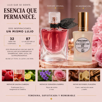 Perfume inspirado en la vie est belle l'elixir 30ml