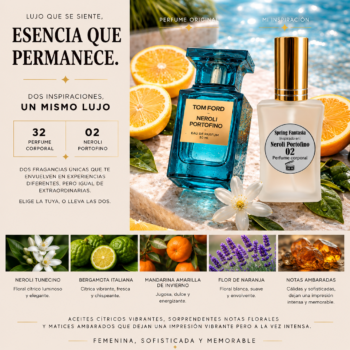 Perfume inspirado en Neroli Portofino Tom Ford 30ml