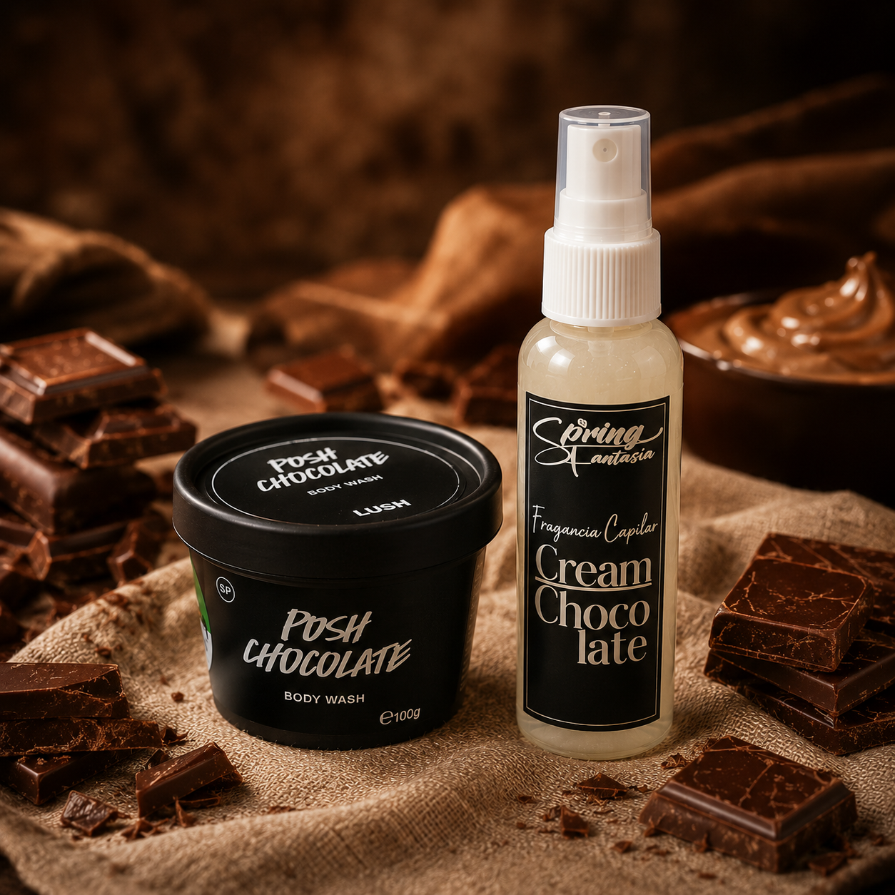 2026/07/1000030746.png Fragancia capilar Cream chocolate inspirado en Posh Chocolate lush 60ml - Imagen 1