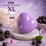 Bomba de baño XL Acai 250gr con mini jabón en su interior