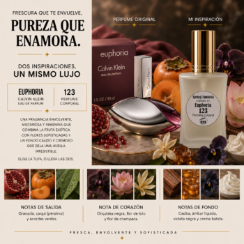 Perfume inspirado en Euphoria Calvin Klein 30ml
