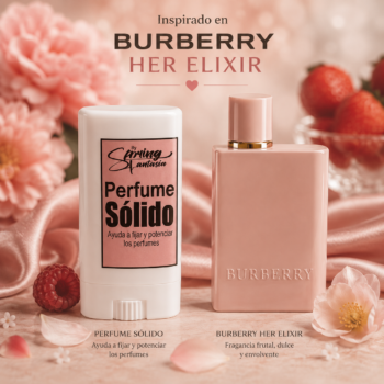 Perfume sólido inspirado en Burberry her elixir
