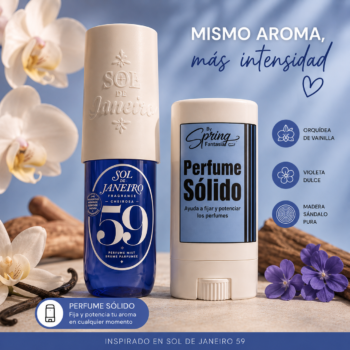 Perfume sólido inspirado en sol de Janeiro 59