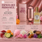 Perfume inspirado en Carolina herrera 212 sexy 30ml