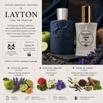 Perfume inspirado en Layton 30ml