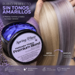 Mascarilla Matizadora nutritiva Premium Blond 250ml aroma inspirado en Paradoxe