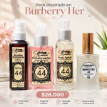 Pack inspirado en Burberry her