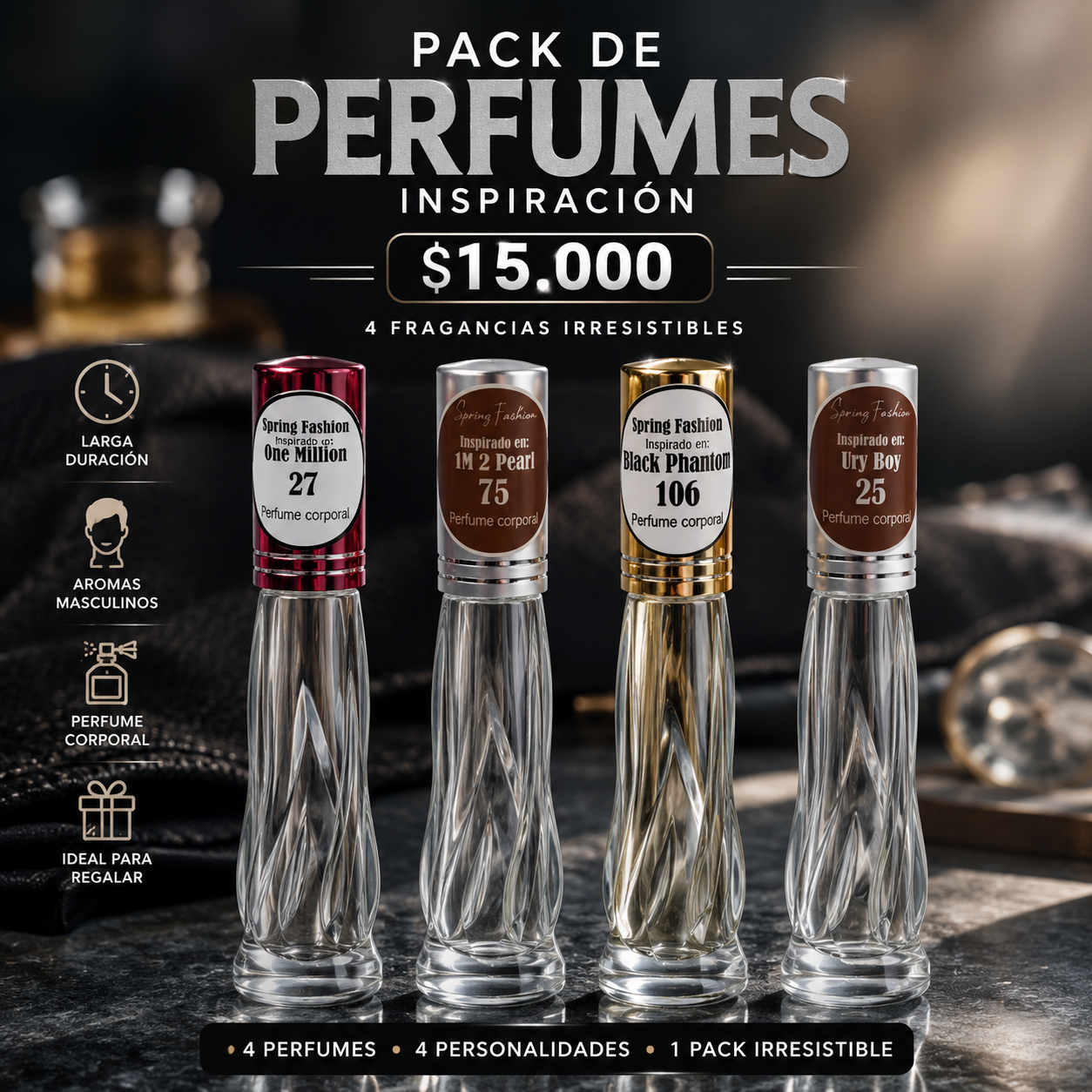 2026/08/1000037606.png Pack perfumes de hombre 25ml - Imagen 1
