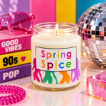 Vela aromática Spring Spice inspirado en spice girl cera de soya 200gr